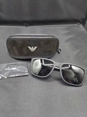 Emporio Armani EA 4047 Polarized Square Sunglasses